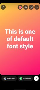 Instagram default font style